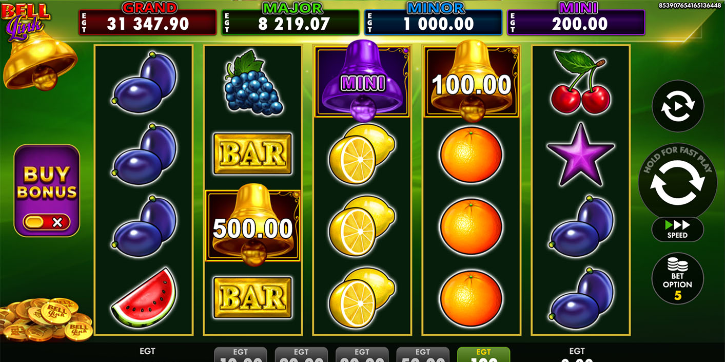 EGT Digital - 40 Burning Hot Bell Link Slot Gameplay- Play.co.za