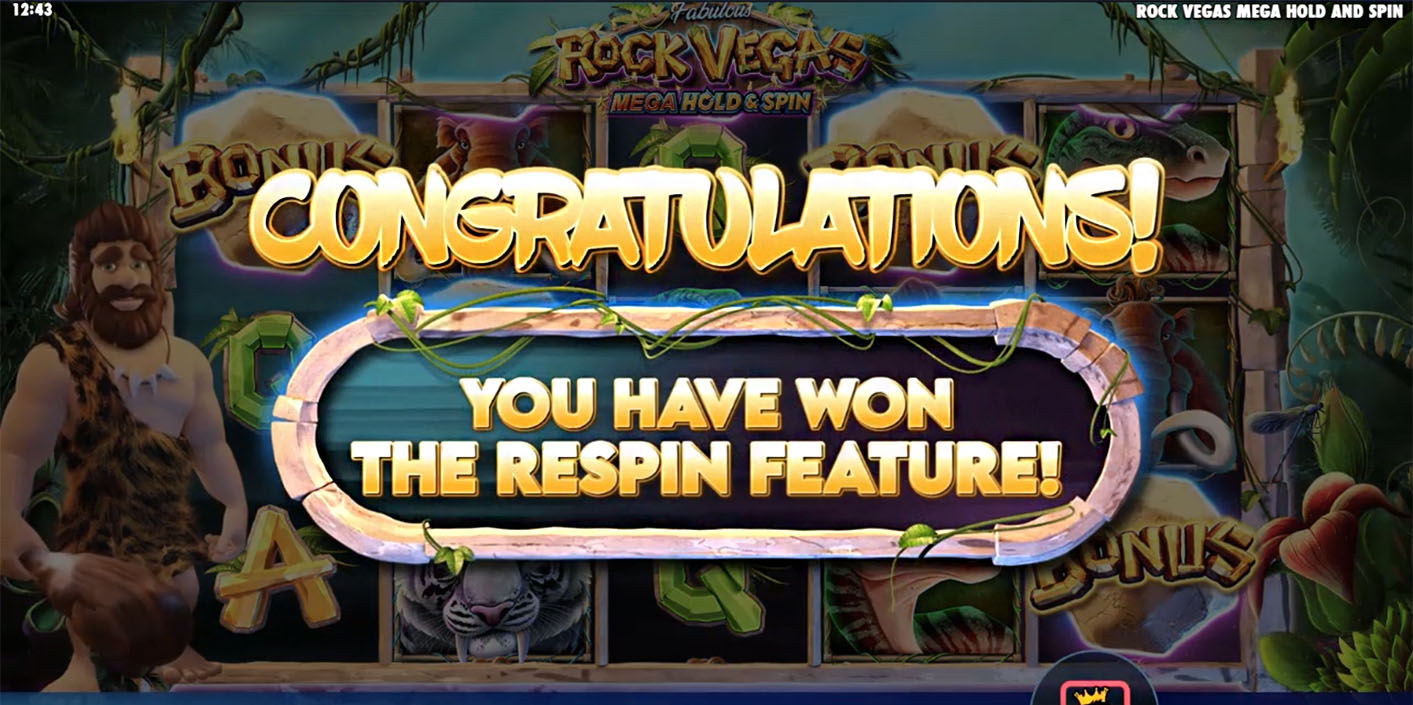 Pragmatic Play - Rock Vegas™ Respin Feature - Play.co.za
