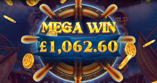 Red Tiger - Pirates Plenty Battle For Gold Mega Win - Play.co.za