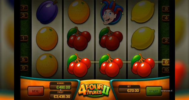 Apollo Games - Four Fruits II Win Screen 2 - Play.co.za