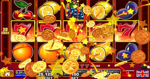 EGT Digital - 20 Dazzling Hot Win 2 - Play.co.za