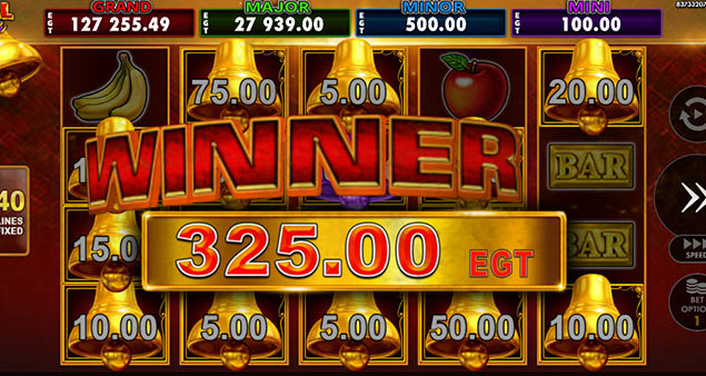 EGT Digital - Flaming Hot Extreme Bell Link Winner - Play.co.za
