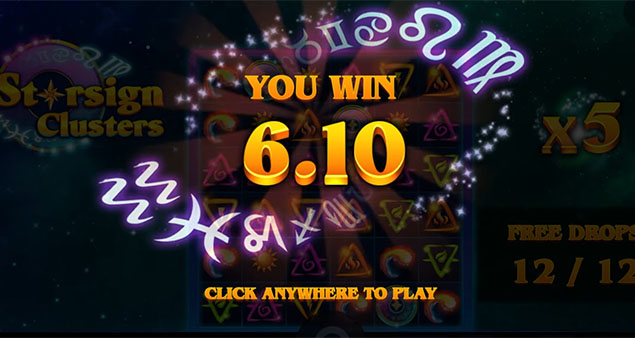 G Games - Starsign Clusters You Win - Play.co.za