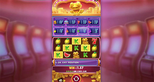 Pragmatic Play - Wealthy Frog Win Screen - Play.co.za