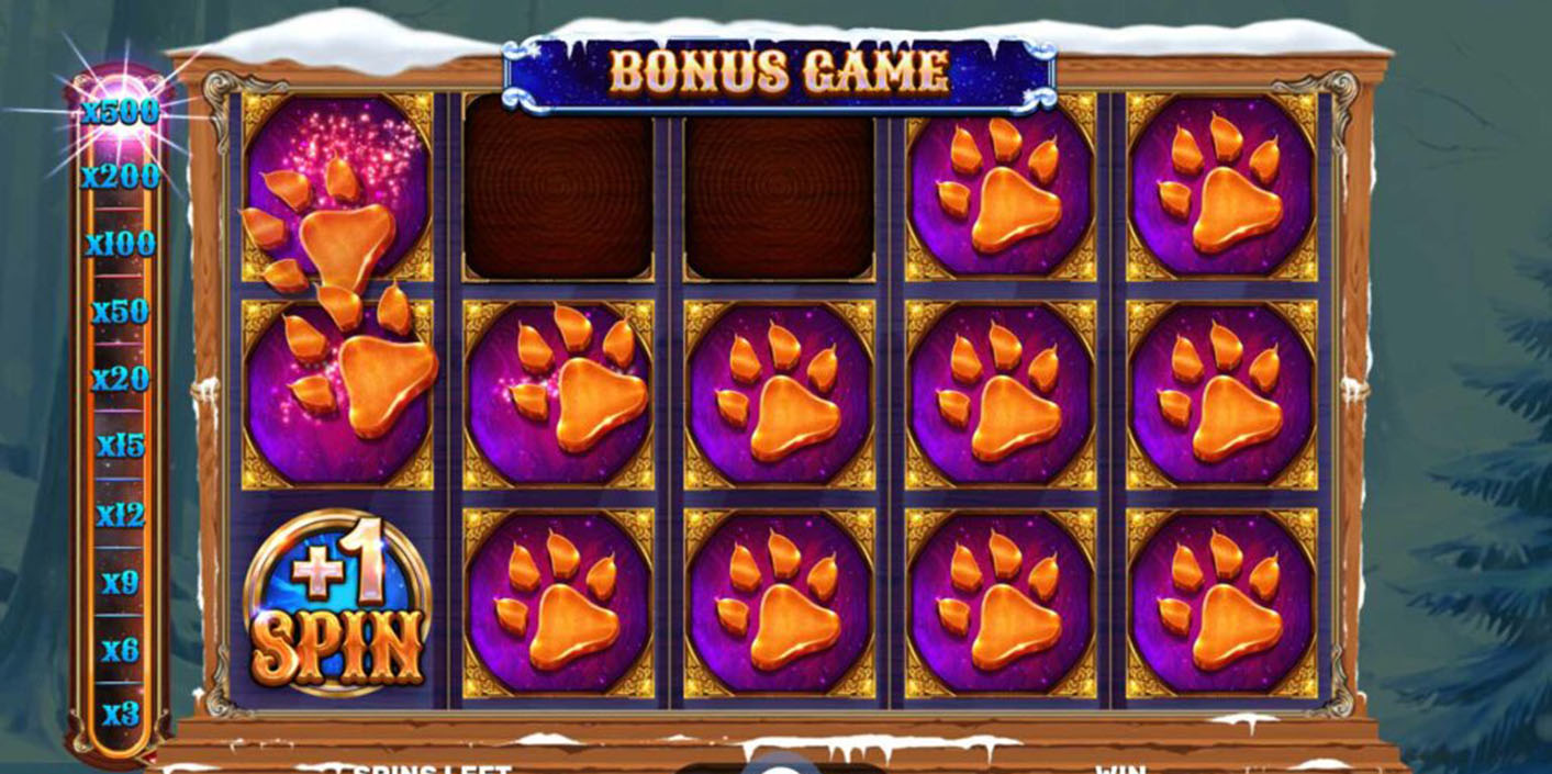 Spinomenal - Night Wolf - Frostbite Fury Bonus Game - Play.co.za