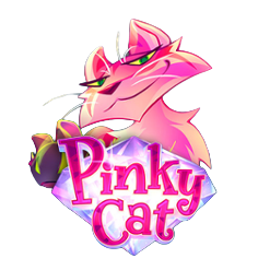 Apollo Games - Pinky Cat Slot Logo - Play.co.za