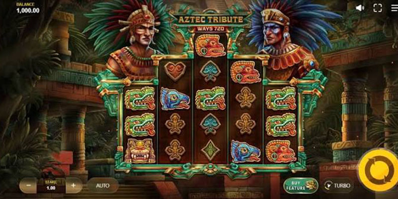 Aztec Tribute Gameplay Red Tiger