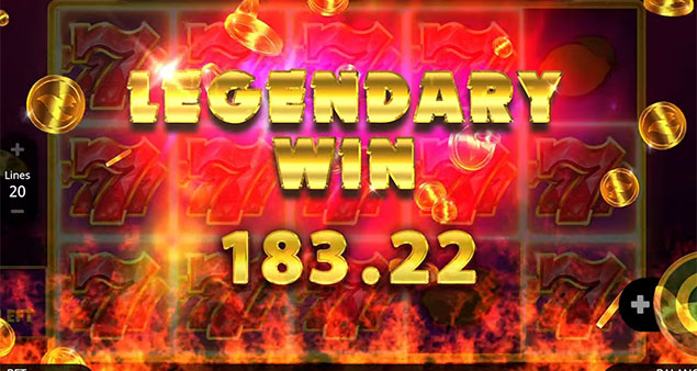 Booming Games - Burning Classics 5000 Legendary Win - Play.co.za