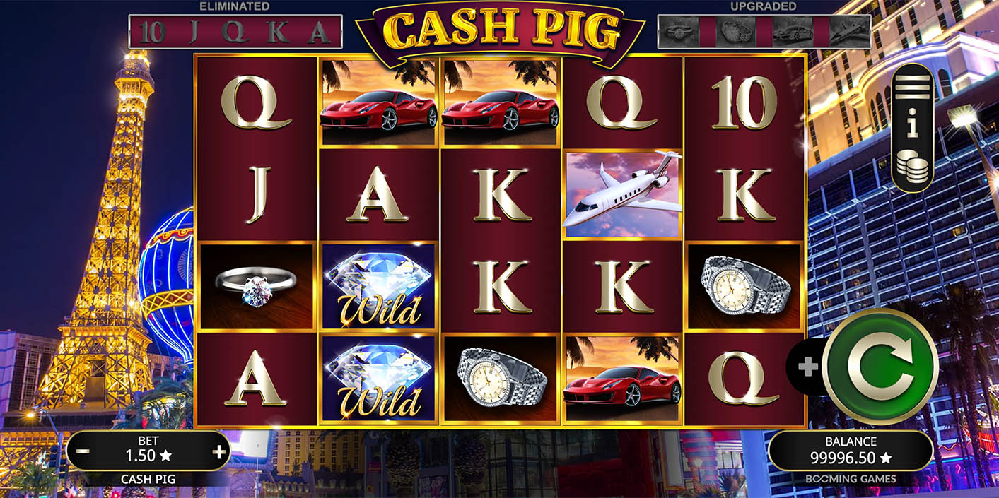 Booming Games - Cash Pig SlotGameplay - Play.co.za