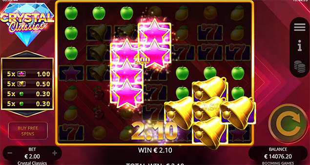 Booming Games - Crystal Classics Win - Play.co.za