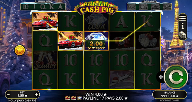 Booming Games - Holly Jolly Cash Pig Slot Win - Play.co.za