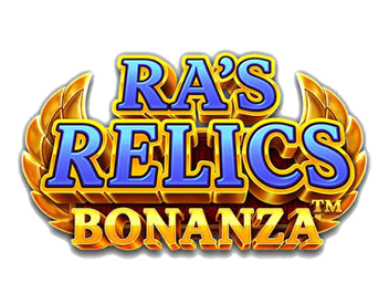 Booming Games - Ra's Relics Bonanza Slot Logo - Play.co.za