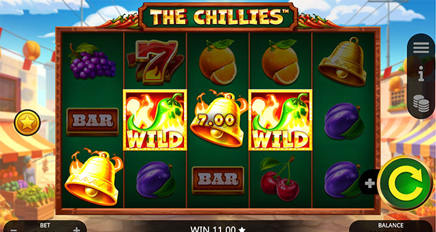 Booming Games - The Chillies Slot Win Screen - Play.co.za