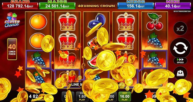 EGT Digital 40 Shining Crown Bell Link Win screen-Play.co_.za_