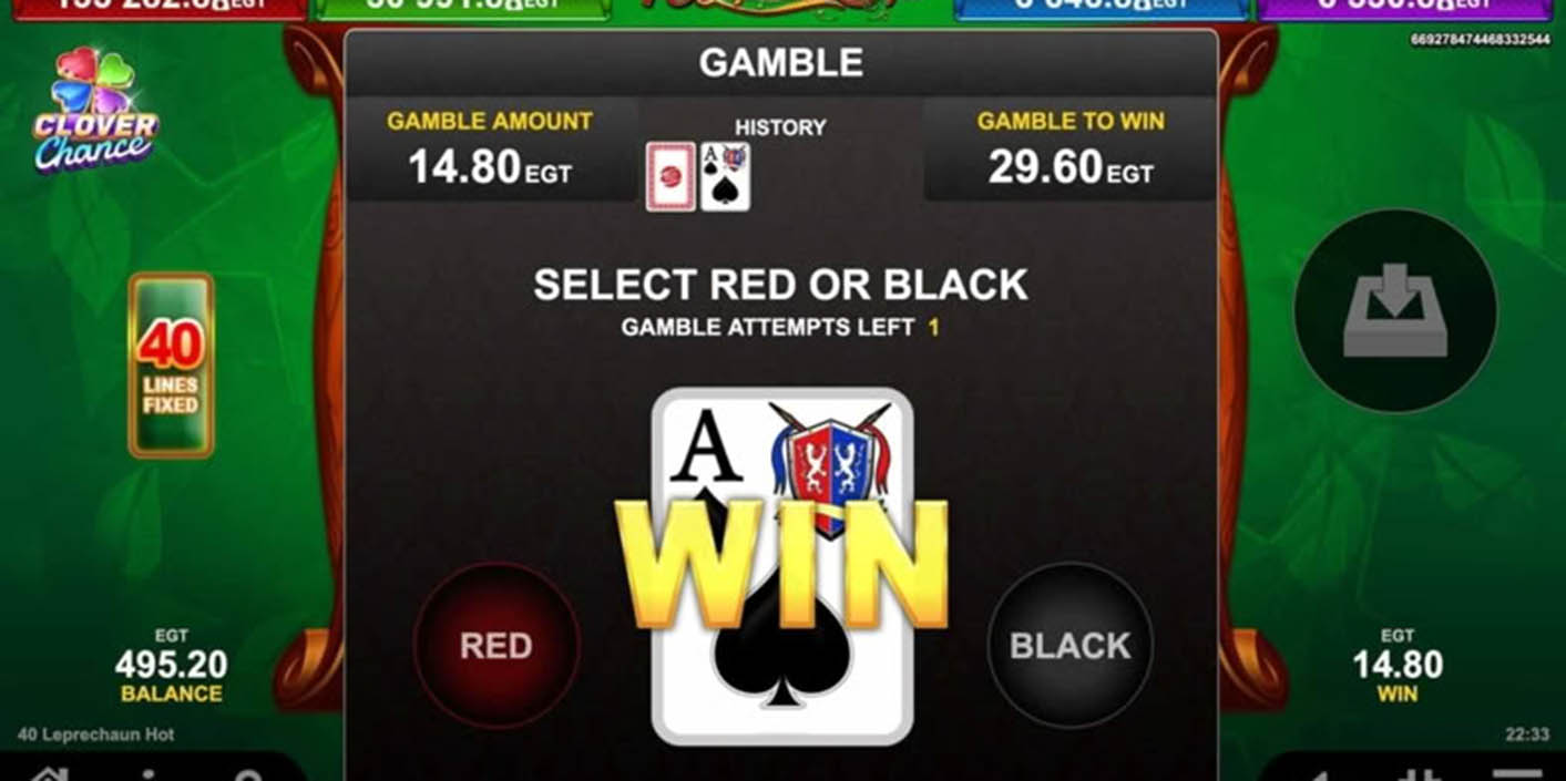 EGT Digital - Leprechaun Hot Gamble Feature - Play.co.za