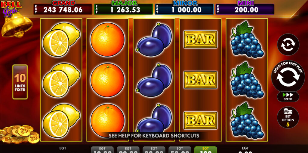 EGT - Shining Crown Bell Link Slot Gameplay - Play.co.za