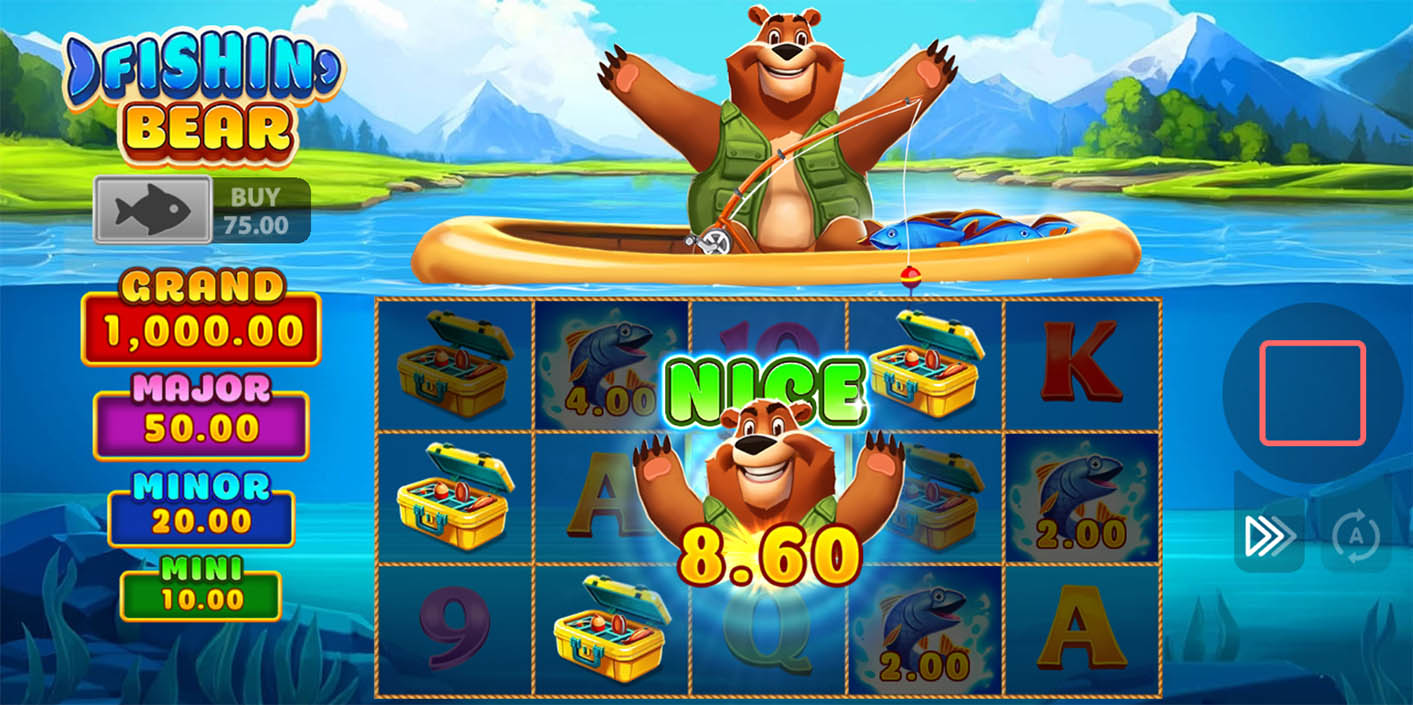 Fishin’ Bear by 3 Oaks Gaming on Supabets.co.za