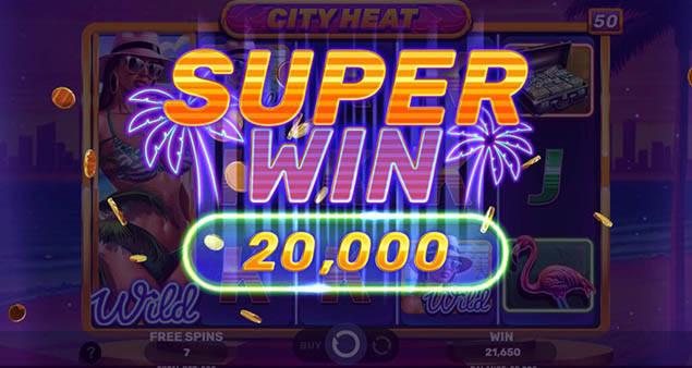 Spinomenal - City Heat Super Win - Play.co.za