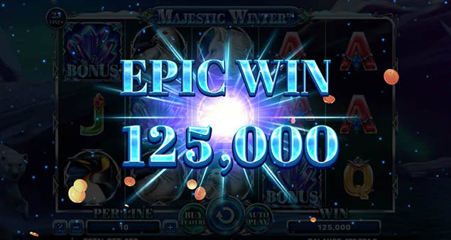 Spinomenal - Majestic Winter Epic Win - Play.co.za