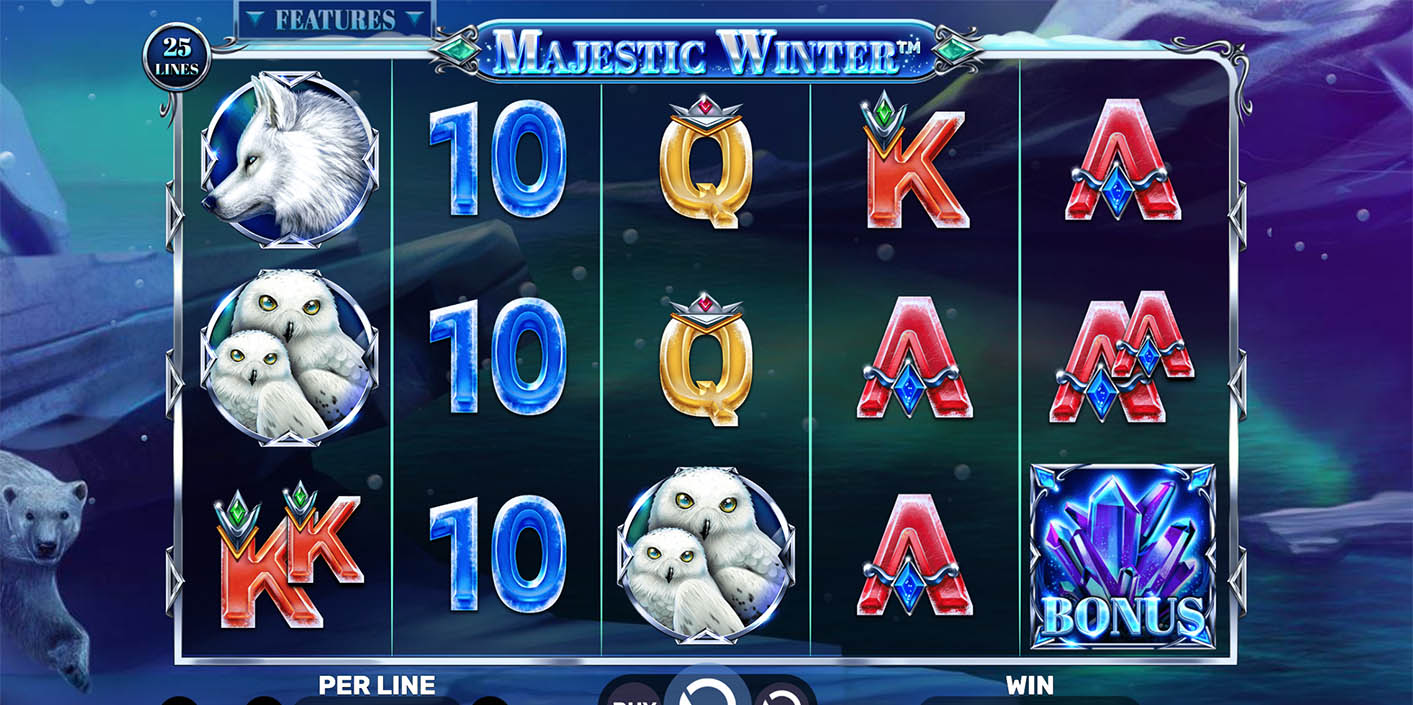 Spinomenal - Majestic Winter Slot Gameplay - Play.co.za