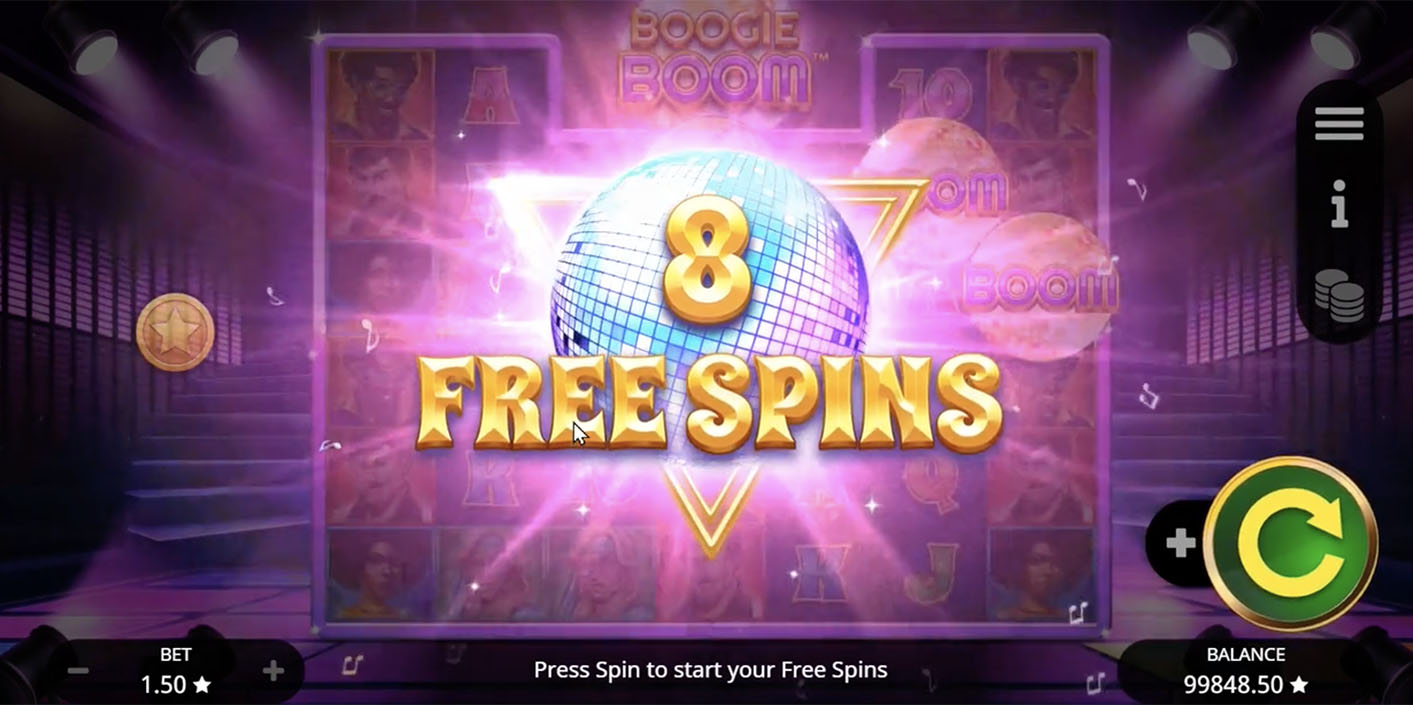 Booming Games - Boogie Boom Free Spins - Play.co.za