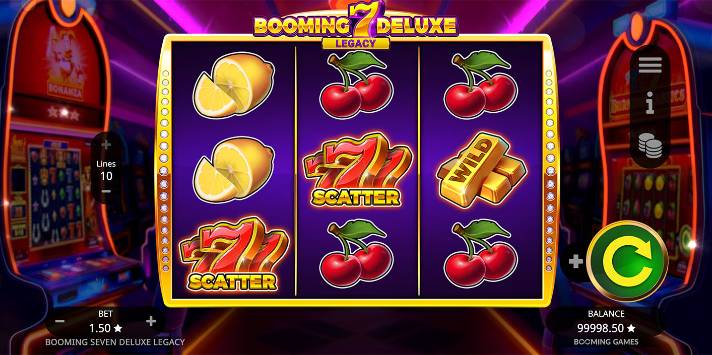Booming Games - Booming Seven Deluxe Legacy Slot Gameplay - Play.co.za