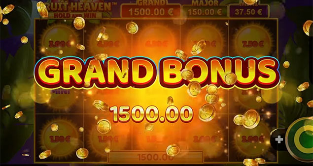 Booming Games - Fruit Heaven Hold and Win Grand Bonus - Play.co.za
