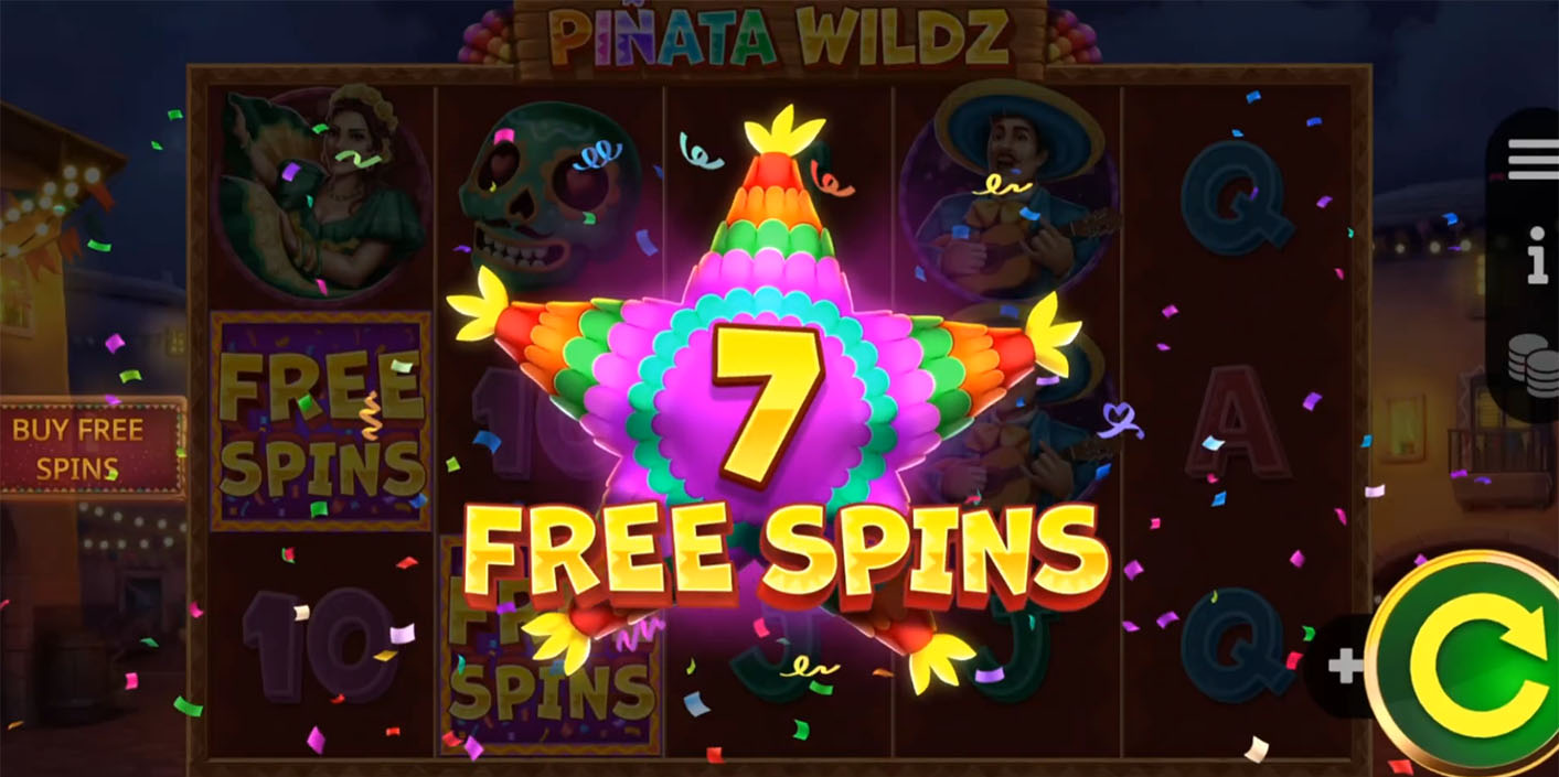 Booming Games - Piñata Wildz Free Spins - Play.co.za