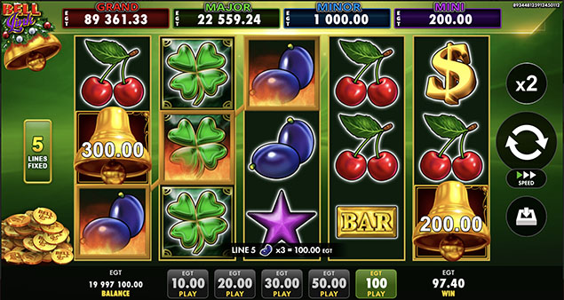 EGT Digital - Burning Hot Bell Link Win 1 - Play.co.za