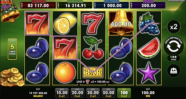EGT Digital - Burning Hot Bell Link Win 2 - Play.co.za