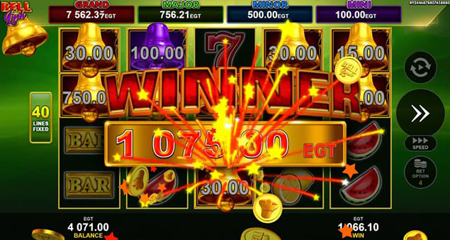 EGT Digital - Burning Hot Bell Link Winner - Play.co.za