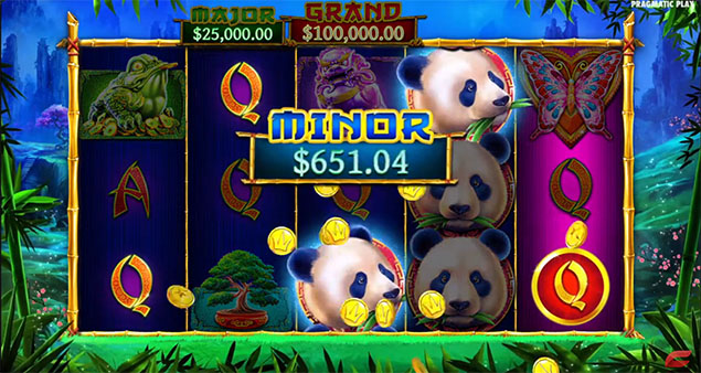 Pragmatic Play - Pandas Fortune Minor Win - Play.co.za