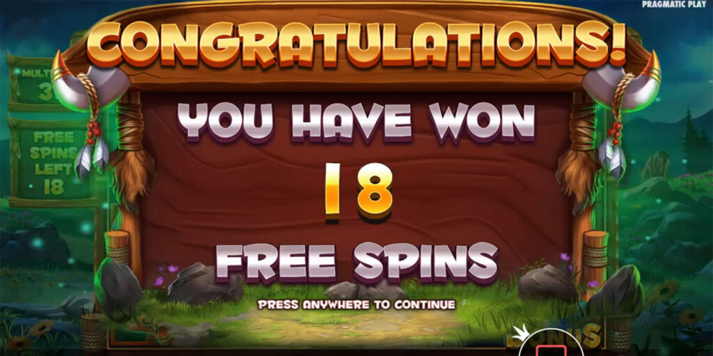 Pragmatic Play - Release the Bison Free Spins - Play.co.za