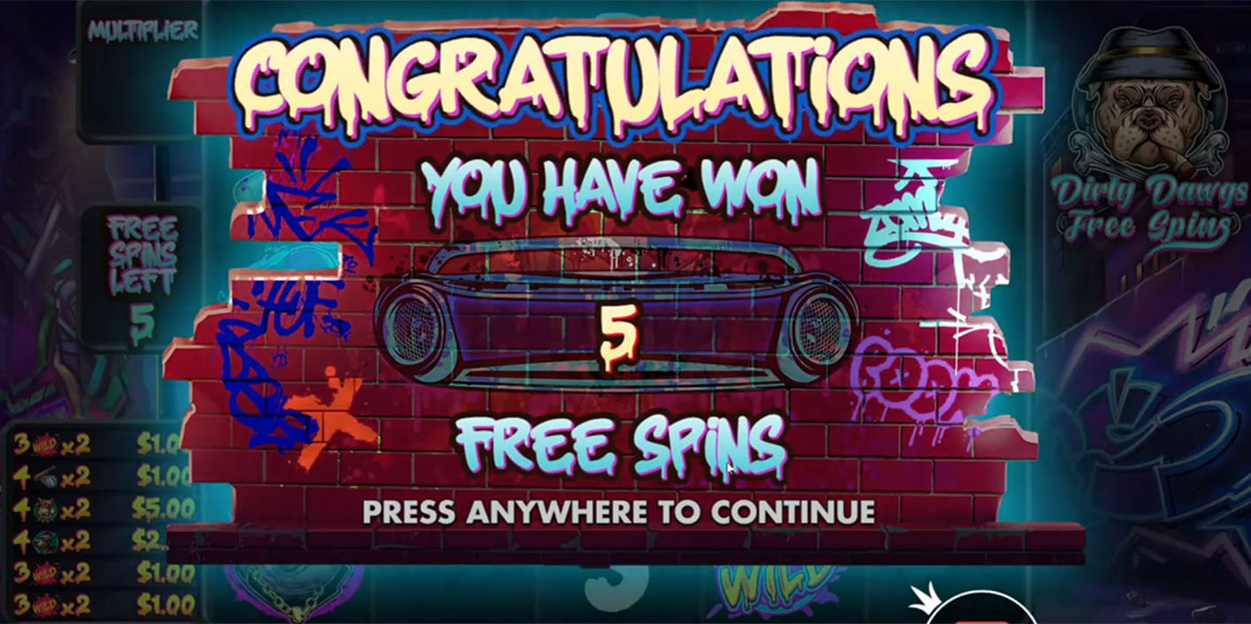 Pragmatic Play - The Big Dawgs Free Spins - Play.co.za