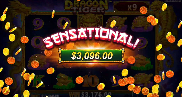 Pragmatic Play - The Dragon Tiger Sensational Win - Play.co.za