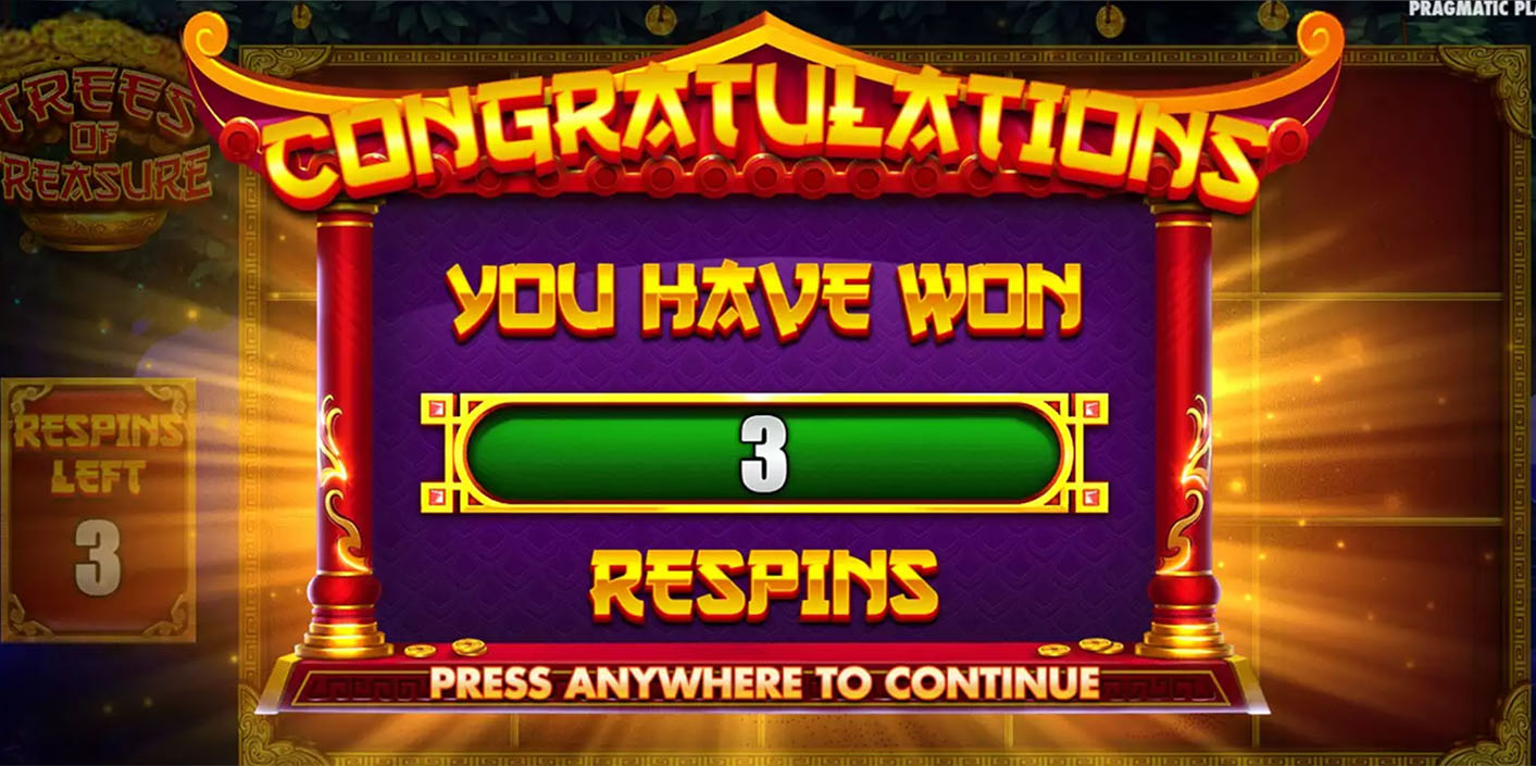 Pragmatic Play - Trees of Treasure Respins - Play.co.za