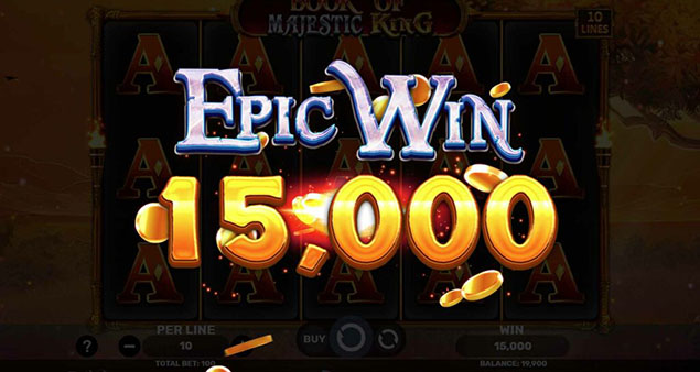 Spinomenal - Book Of Majestic King Epic Win - Play.co.za