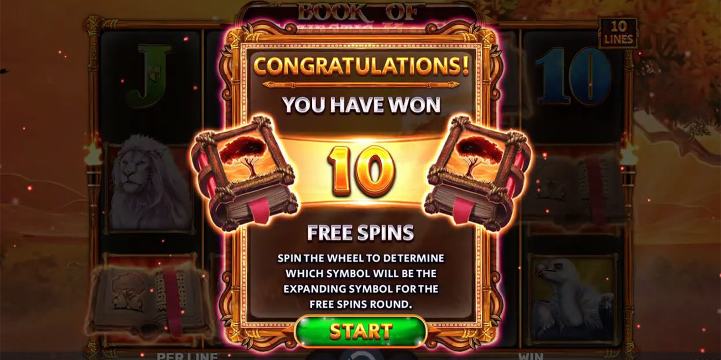 Spinomenal - Book Of Majestic King Free Spins - Play.co.za