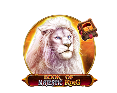 Spinomenal - Book Of Majestic King Slot Logo - Play.co.za
