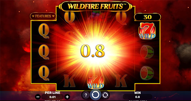Spinomenal - Wildfire Fruits Win - Play.co.za
