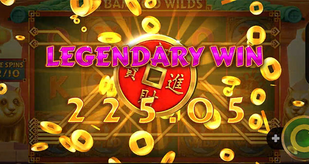 Booming Games - Bamboo Wilds Legendary Win - Play.co.za
