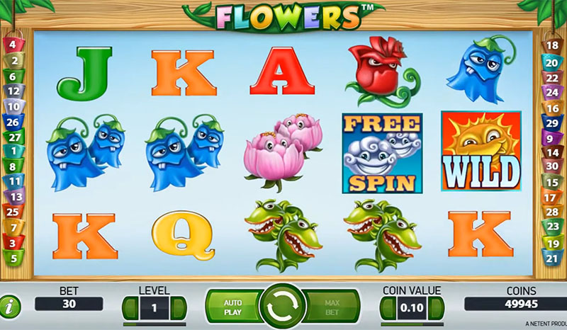 Flowers by NetEnt Game