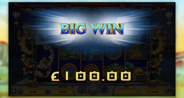 NetGaming - Wrath of the Dragons Big Win - Play.co.za
