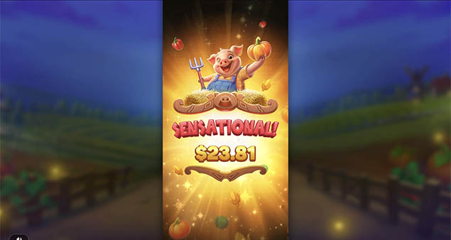 Pragmatic Play - Pig Farm Sensational Win - Play.co.za