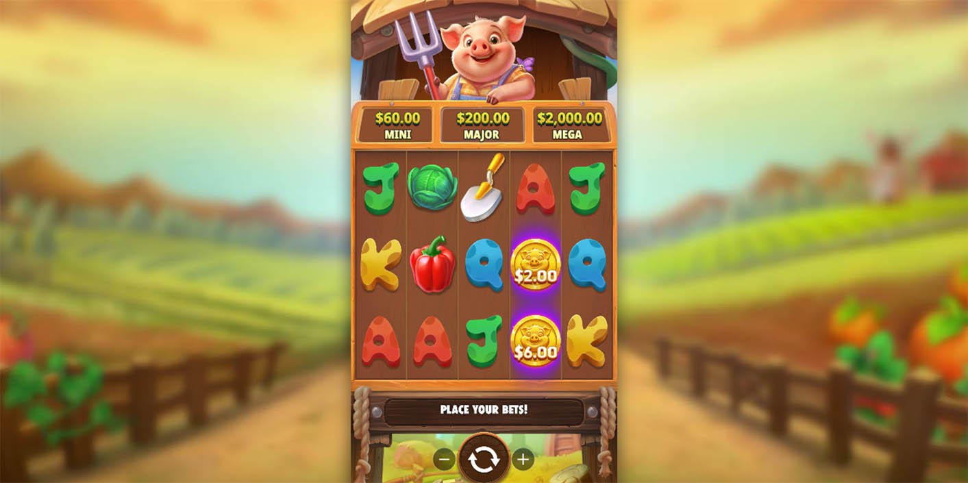 Pragmatic Play - Pig Farm Slot Gameplay - Play.co.za