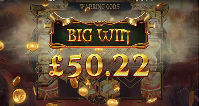 Red Tiger - War Of Gods Big Win - Play.co.za