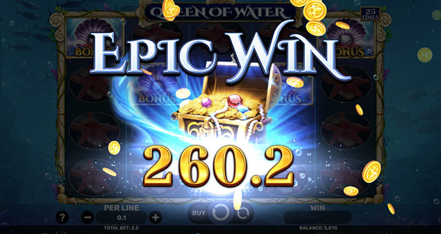 Spinomenal - Queen Of Water Slot Epic Win - Play.co.za
