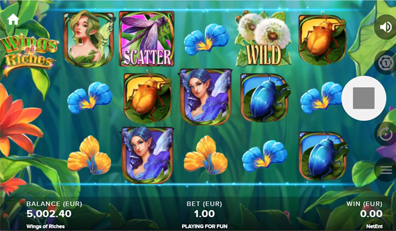 Wings of Riches by NetEnt Game