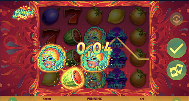 Apollo Games - Blissful Jack 40 Slot Win - Play.co.za