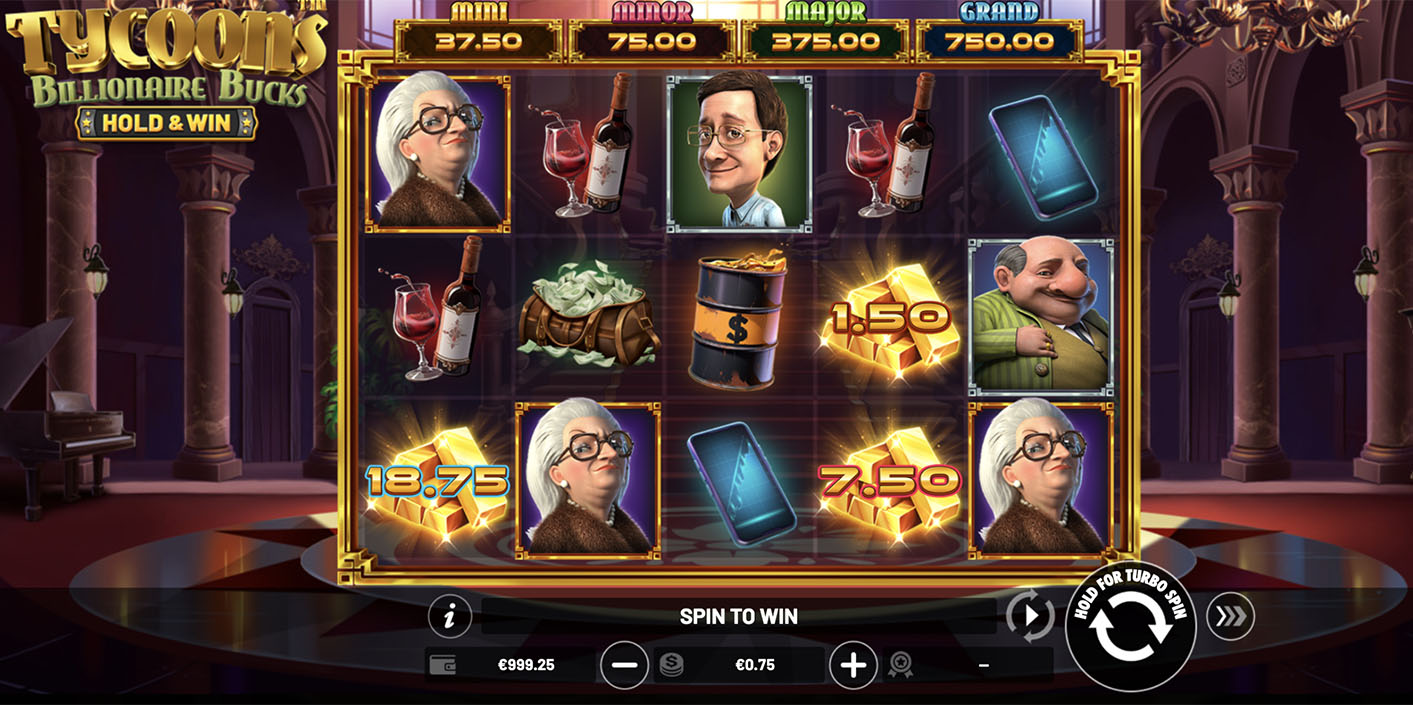 Betsoft - Tycoons- Billionaire Bucks - Hold & Win Slot Gameplay - Play.co.za